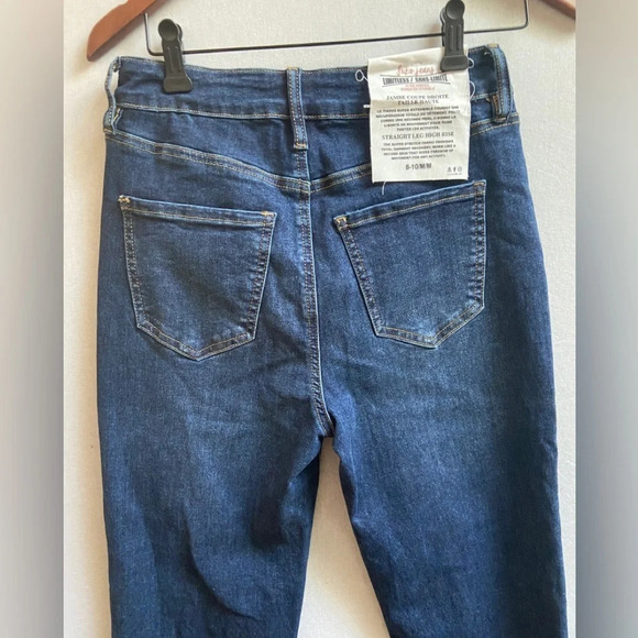 NWT Suko jeans Limitless Stretch Denim High Waist Straight Leg Denim Jean Sz M - Picture 6 of 12